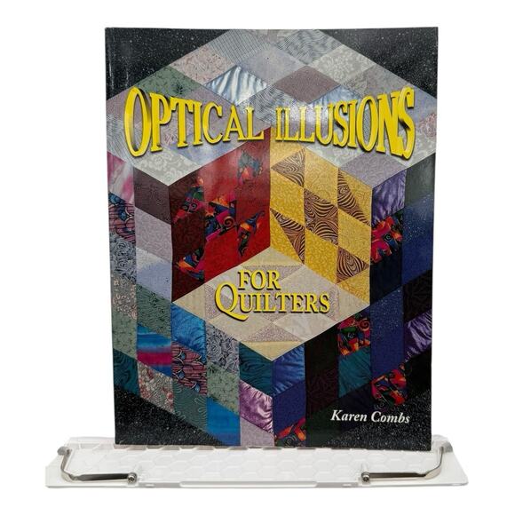 Optical Illusions for Quilters by Karen Combs 1977 Signed Copy - Picture 1 of 8